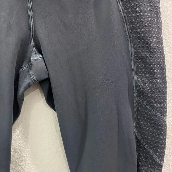 Victoria Sport Knockout Blue Gray Mesh Athletic Leggings Size M - Picture 7 of 13